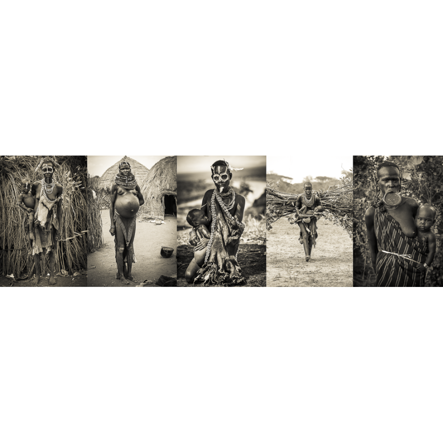 Féminité – Quintessence en noir et blanc.